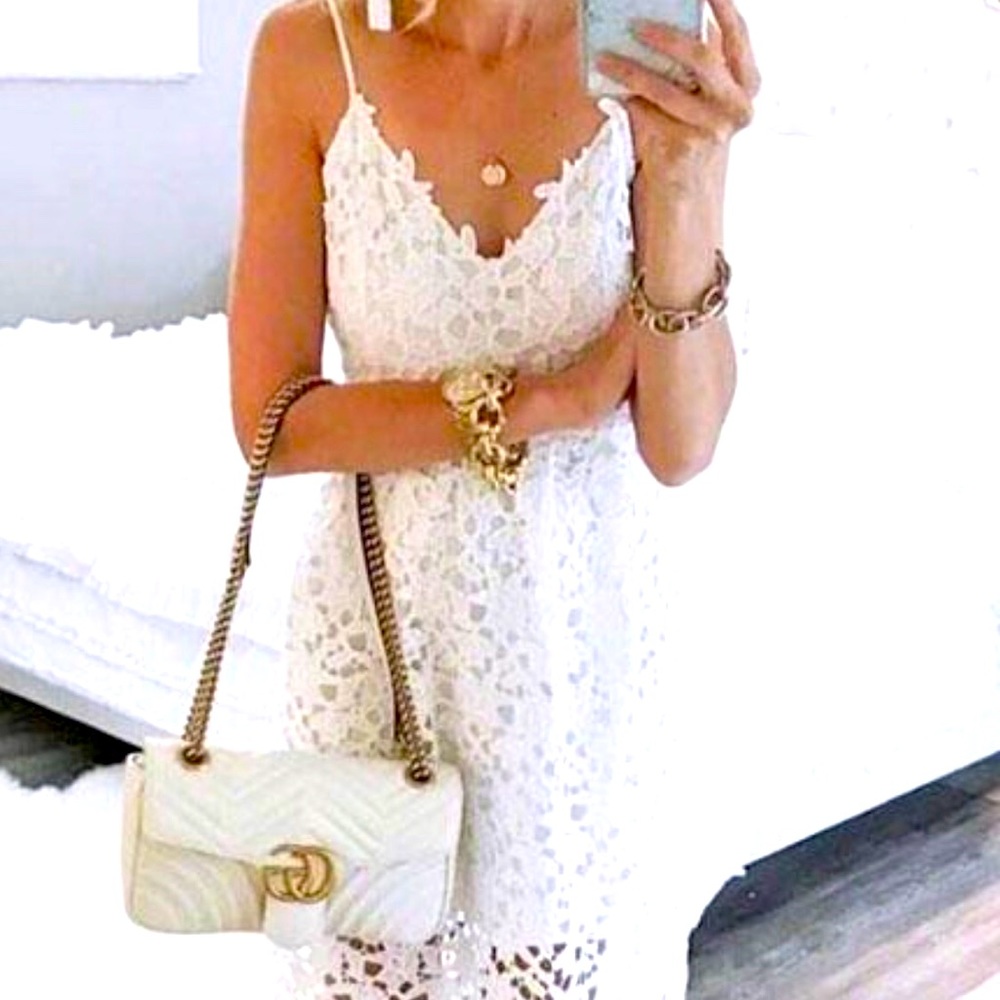 LivelyShe Sissi Sling Lace Party Dress NWT M & L